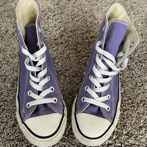 Converse purple hi top